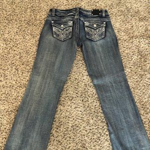 Wired Heart Boot Cut Jeans, Size 32